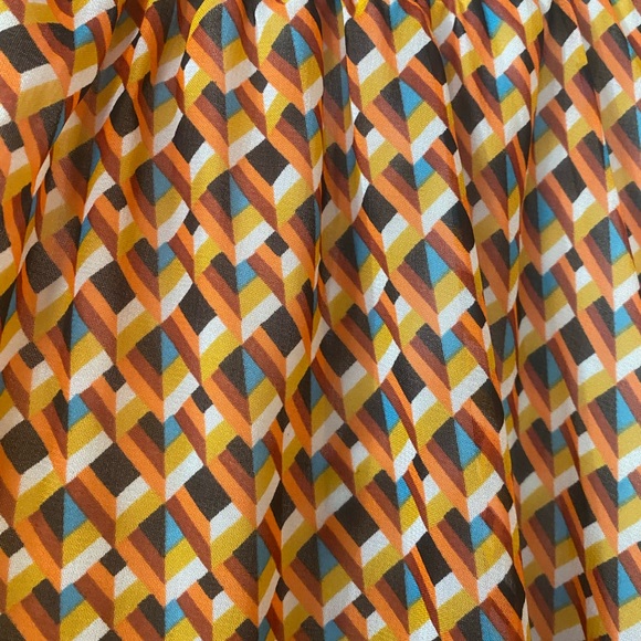 Patterned Skirt - Plaid - Chiffon like - dressy - Balletcore - A line - Sheer - Picture 6 of 9